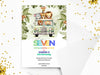 Personalised Animal Jungle Safari Kids Birthday Party Invitations with Envelopes