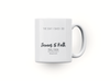 Personalised Star map anniversary, Galaxy Night Sky Keepsake Gift mug