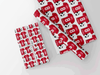 Personalised soccer themed Gift Wrap/Wrapping Paper