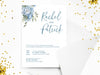 Personalised Floral Wedding Invitations with Envelopes