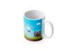 Personalised 'game before coffee' mug