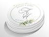 Personalised Round Wedding Sticker Labels, Party bag, logo stickers