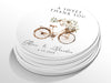 Personalised Round Wedding Sticker Labels, Party bag, logo stickers