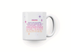 Personalised Zodiac star sign Pisces mug, custom mug, birthday gift