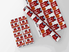 Personalised Birthday basketball themed Gift Wrap/Wrapping Paper
