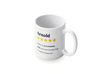 Personalised 5 Star Name Funny Mug