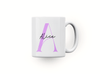 Personalised Mom Initial Name mug