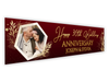 Personalised Anniversary Photo Banner