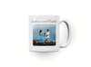 Personalised couple image song album mug