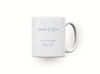 Personalised Star map engagement, Galaxy Night Sky Keepsake Gift mug