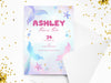 Personalised Mermaid Kids Birthday Party Invitations with Envelopes