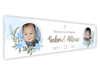 Personalised Baptism Dual Photo Banner