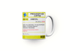 Personalised prescription mug