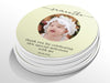 Personalised Round Baptism Photo Sticker Labels, Christening sticker, custom sticker