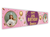 Personalised Birthday Dual Photo Banner