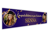Personalised Graduation Dual Photo Banner