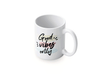 Personalised 'good vibes only'mug