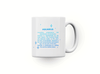 Personalised Zodiac star sign Aquarius mug, custom mug, birthday gift