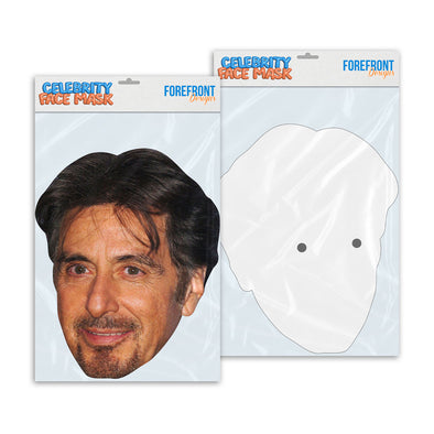 Personalised funny Celebrity face mask Al Pacino ready to wear,  fun party gifts unique for fans, novelty face masks