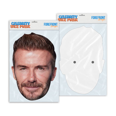 Personalised funny Celebrity face mask David Beckham ready to wear,  fun party gifts unique for fans, novelty face masks