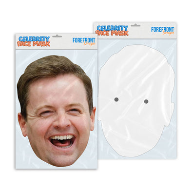 Personalised funny Celebrity face mask Declan Donnelly ready to wear,  fun party gifts unique for fans, novelty face masks