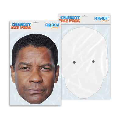 Personalised funny Celebrity face mask Denzel Washington ready to wear,  fun party gifts unique for fans, novelty face masks