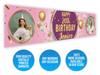 Personalised Birthday Dual Photo Banner