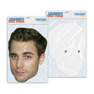 Personalised funny Celebrity face mask Dustin Milligan ready to wear,  fun party gifts unique for fans, novelty face masks