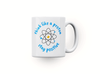 Personalised 'think like a proton' mug