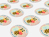 Personalised Round Teacher Sticker Labels, student sticker, school sticker