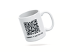 Personalised couple image song album QR mug
