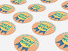 Personalised Round Teacher Sticker Labels, student sticker, school sticker