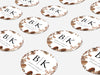 Personalised Round Wedding Sticker Labels, Party bag, logo stickers