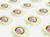 Personalised Round Baptism Photo Sticker Labels, Christening sticker, custom sticker
