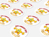 Personalised Round Teacher Sticker Labels, student sticker, school sticker