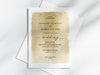 Personalised Minimalist Wedding Invitations with Envelopes