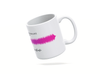Personalised couple song soundwave mug
