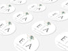 Personalised Round Wedding Sticker Labels, Party bag, logo stickers