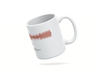 Personalised couple song soundwave mug