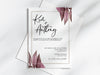 Personalised Minimalist Wedding Invitations with Envelopes