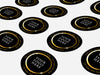 Personalised Round Sticker Custom Photo Labels, Party bag, birthday, wedding, baptism, custom logo