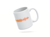 Personalised couple song soundwave mug