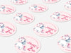 Personalised Round Birthday Sticker Labels, party label, surprise party, birthday label, kids sticker