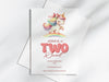 Personalised Unicorn Kids Birthday Party Invitations with Envelopes