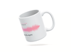 Personalised couple song soundwave mug