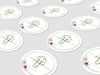 Personalised Round Baptism Sticker Labels, Christening sticker, custom sticker