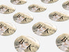 Personalised Round Sticker Wedding Photo Labels, Party bag, invitation sticker, custom logo