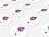 Personalised Round Wedding Sticker Labels, Party bag, logo stickers