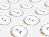 Personalised Round Wedding Sticker Labels, Party bag, logo stickers