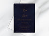 Personalised Starry Night Wedding Invitations with Envelopes